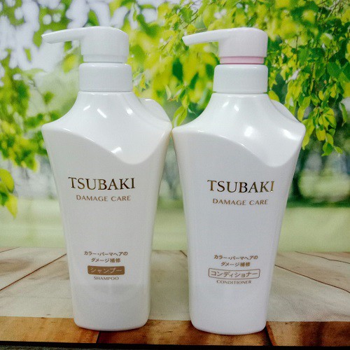 Set dầu gộivà xả shiseido tsubaki trắng