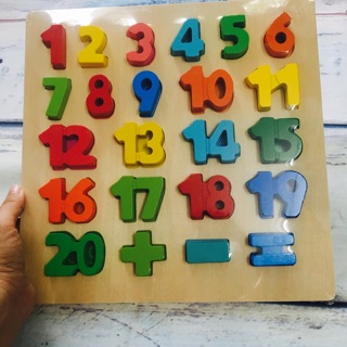 Combo Bảng số từ 1-20