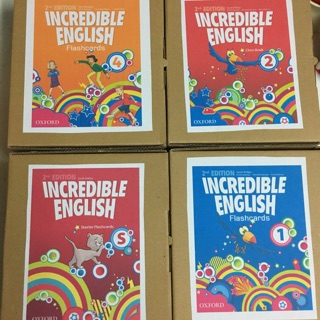 Thẻ Incredible English 1, a5 1 và 2 mặt