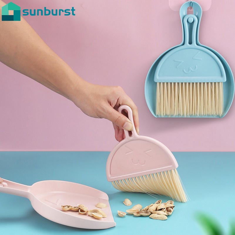 Bộ Chổi Và Đồ Hốt Rác Mini Vệ Sinh Bàn Phím Máy Tính Để Bàn