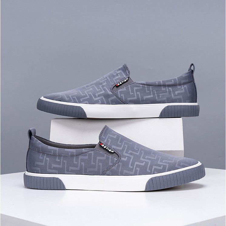 [XẢ KHO, LẺ SIZE] Giày lười nam - Slip on nam vải - Mã LY158 | BigBuy360 - bigbuy360.vn