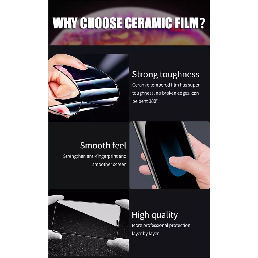 Toàn Bộ Kính Cường Lực Mềm Siêu Mỏng Bảo Vệ Màn Hình Cho iphone 15 14 13 12 11 pro max plus mini xr xs max 8 7 6s plus se 2020