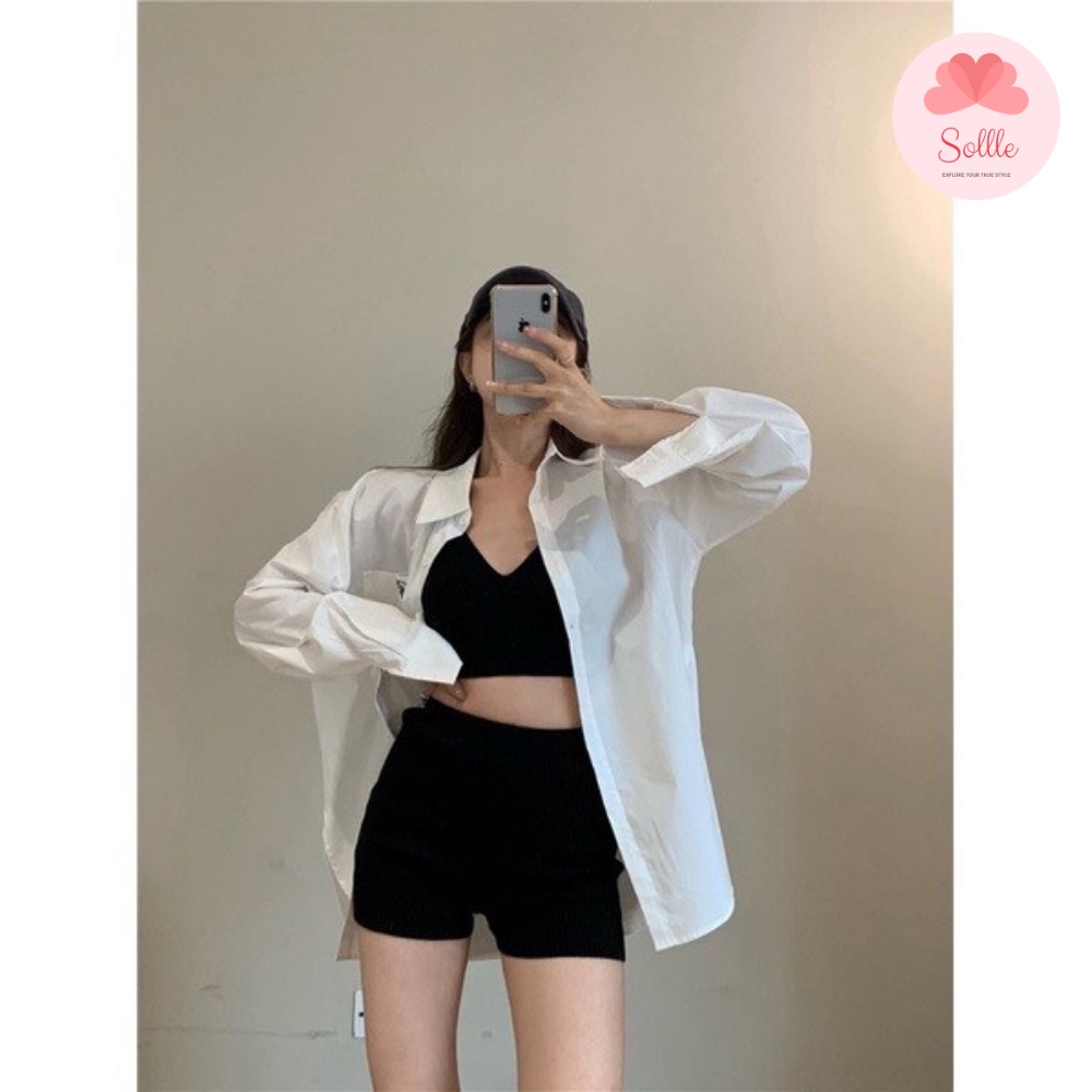 Quần legging đùi short body dáng ôm boxer ngắn phong cách sporty thể thao cá tính Sollle QSL001