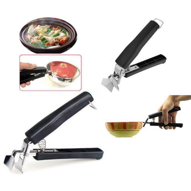 Kẹp gắp đồ chống nóng, kẹp nhựa tiện ích gắp đồ nóng nhà bếp