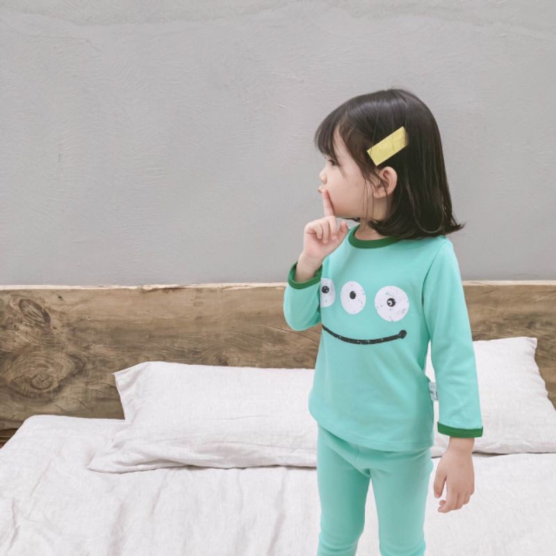 Đồ Bộ Dài Tay Cho Bé, Bộ Cotton Co Giãn Cho Bé Trai Bé Gái Mềm Mịn Họa Tiết Siêu Dễ Thương- PoSam Kids