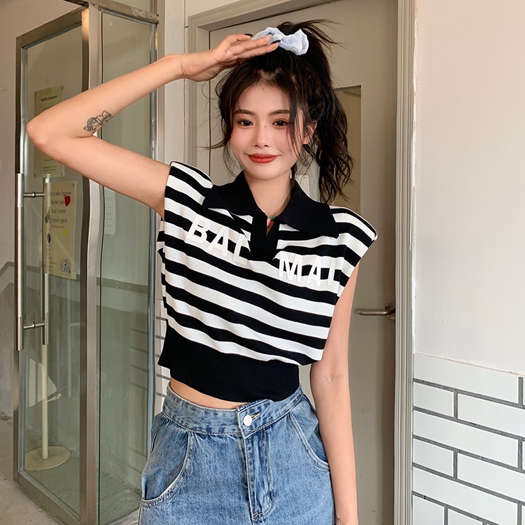 Áo Thun Nữ Cộc Tay Có Cổ Thời Trang Hàn Quốc