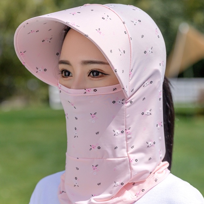 Mũ Che Nắng Chống Tia Cực Tím Vải Lụa Mát Chuyên Dùng