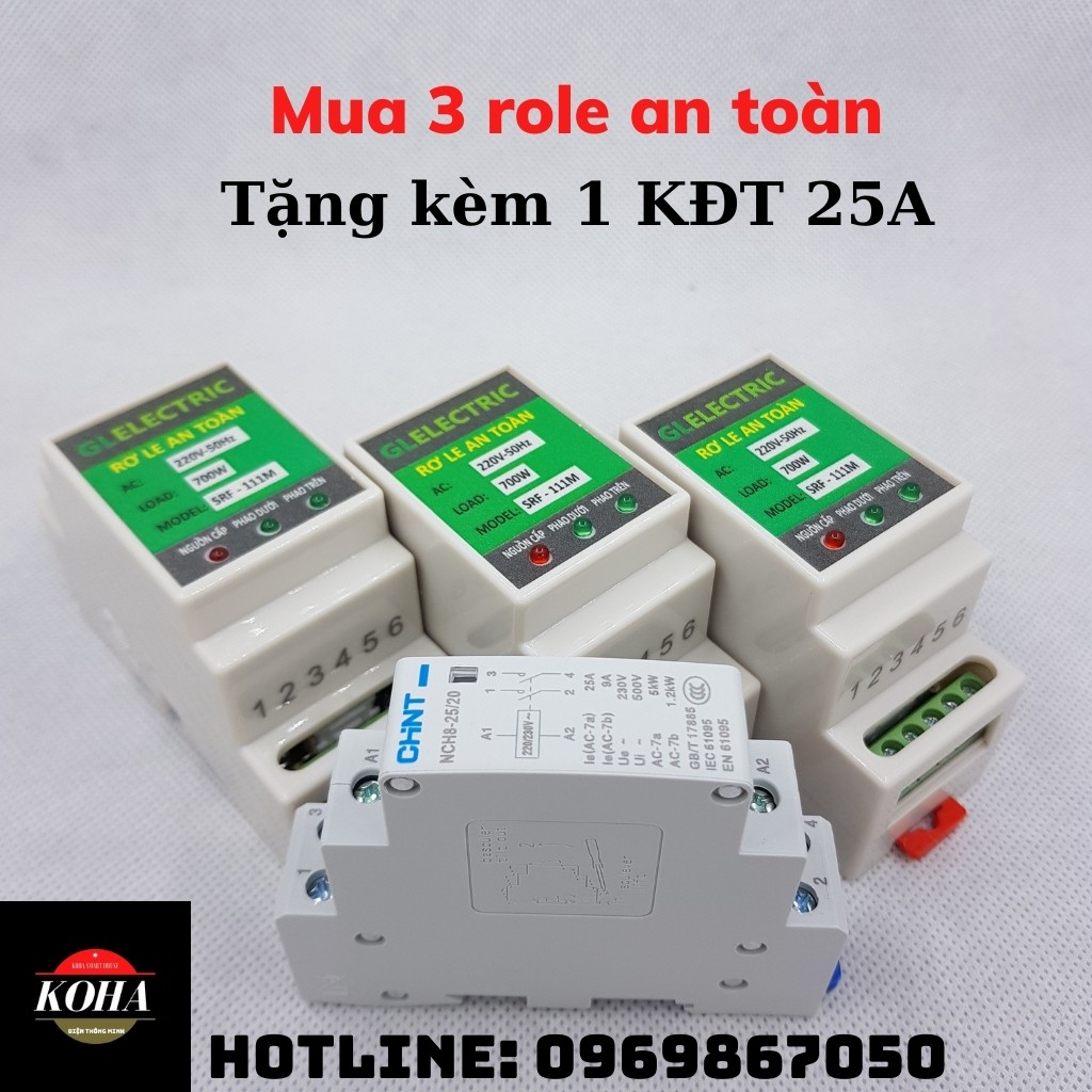 Rơle an toàn cho phao điện chính hãng GLELECTRIC- SRF111M