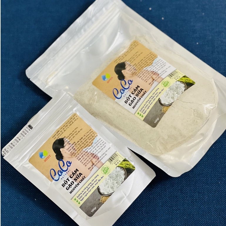 (500gr) Cám Gạo Sữa, Bột Cám Gạo Sữa nguyên chất đắp mặt dưỡng da, se khít lỗ chân lông, làm trắng da, ngăn ngừa lão hóa