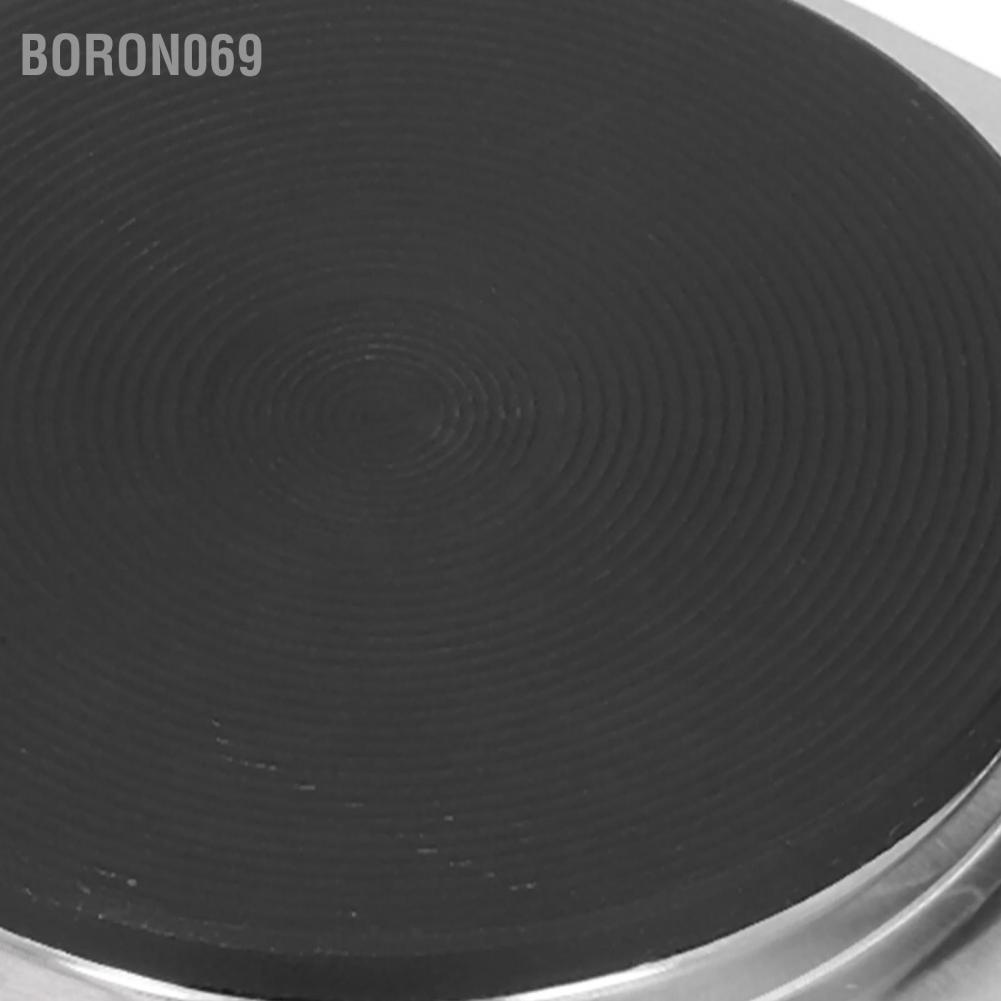 Boron069 Lò sưởi nấu ăn Bếp nhỏ di động bằng thép không gỉ Hệ thống dễ dàng vệ sinh Đĩa nóng điện 500W 110V phích cắm của Mỹ