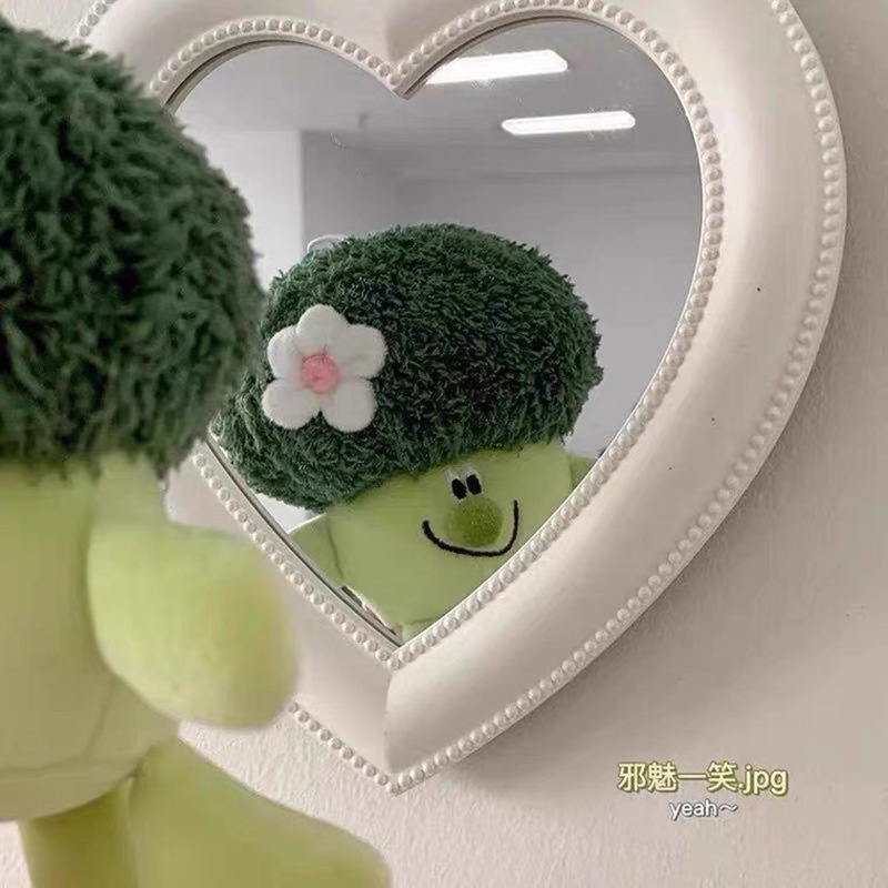 Móc Khóa Hình Búp Bê Broccoli Nhồi Bông Dễ Thương