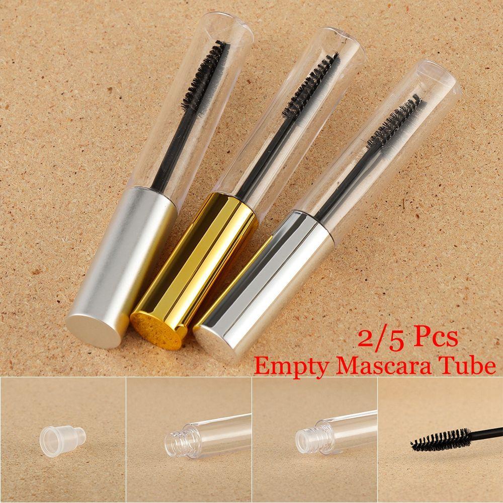 Set 2 / 5 Ống Mascara Kèm Cọ Trang Điểm Tiện Dụng Khi Đi Du Lịch