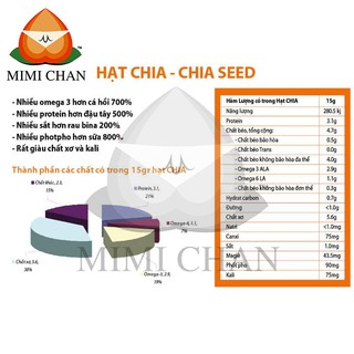Hạt Chia Mỹ Nutiva Chia Seed 907g