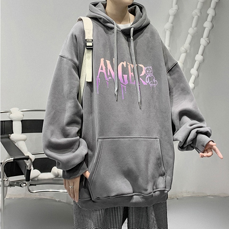 Áo hoodie IFNICEFUTURE rộng rãi thoải mái thời trang phong cách retro Hong Kong dành cho cặp đôi