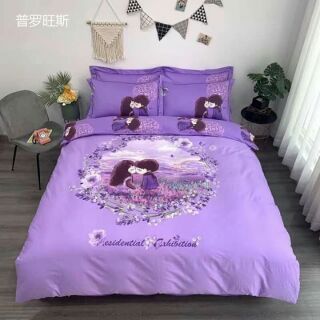 Set chăn ga gối cottong Hàn