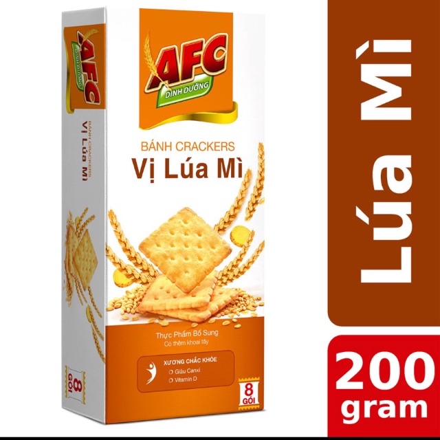 Bánh AFC dinh dưỡng vị lúa mì 200g