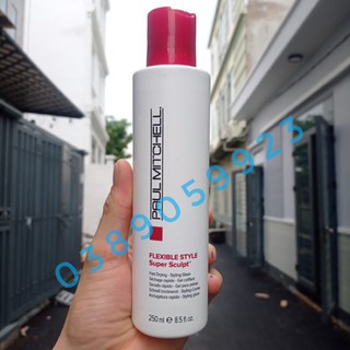 [Chính Hãng]Gel Paul Mitchell tạo nếp tóc uốn táo xanh Super Sculpt 250ml