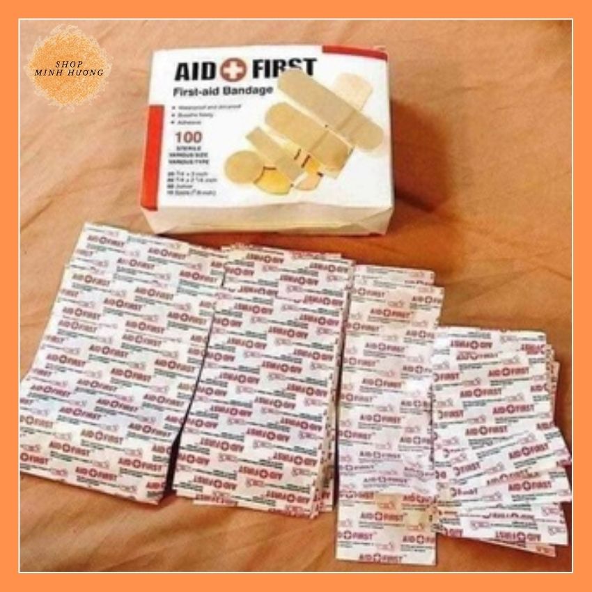 (Giá sỉ)Set 100 Băng ugo cá nhân, băng go các kích thước kháng khuẩn, tiệt trùng, siêu tiện lợi