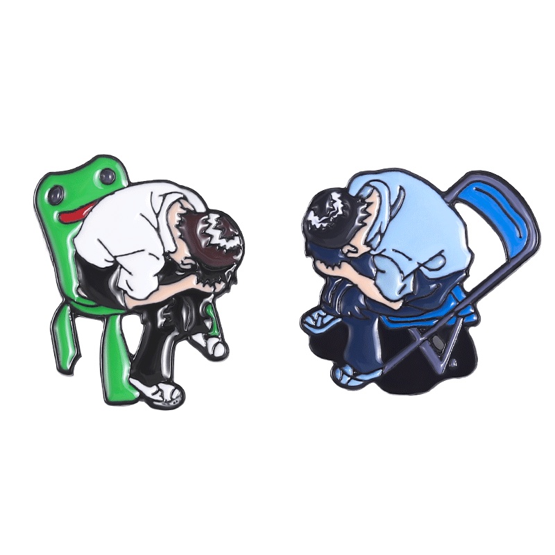 Ghim Cài Áo Hình Chú Ếch Ngồi Ghế Đáng Yêu