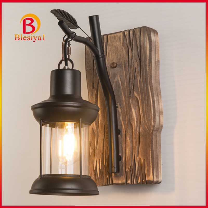 [BLESIYA1] Retro Wall Lamp Fixture Sconce E27 Light Home Loft Restaurant Bar Decor