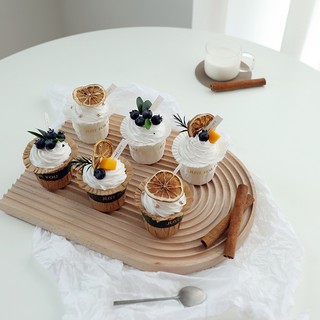 Mô Hình Bánh Cupcake Bằng Giấy Xinh Xắn Dùng Trong Trang Trí