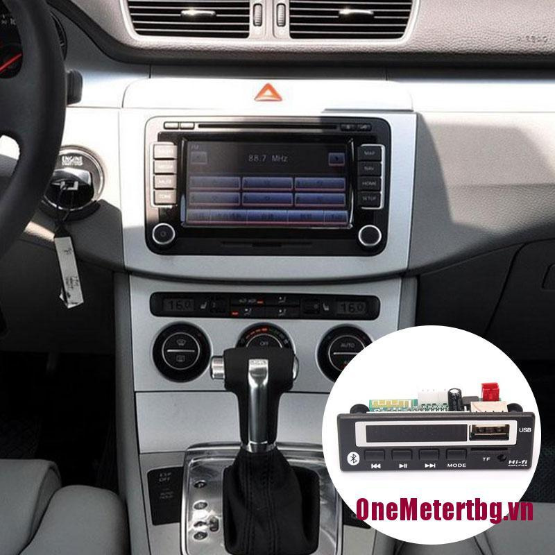 【OneMetertbg】Car MP3 Decoder Board 5V 12V Audio Module USB TF AUX FM Radio Remote Control