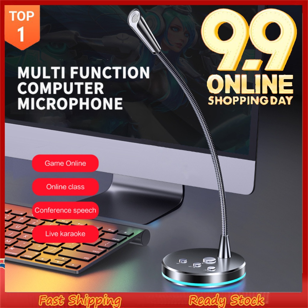 Micro Xoay 360 Độ Gắn Máy Tính Tiện Dụng