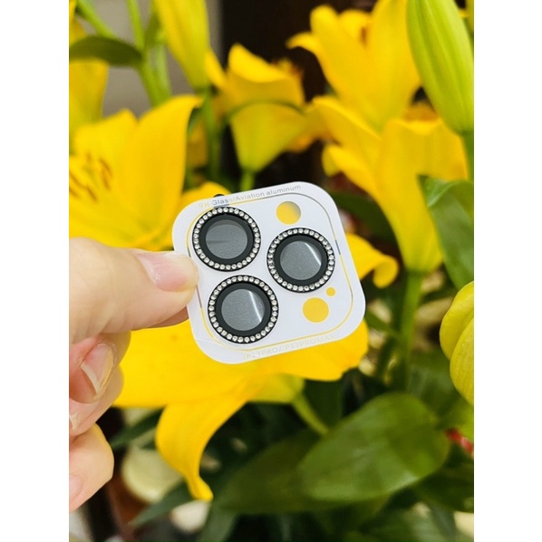 Dán bảo vệ cam đính đá từng lens dời ip14/ ip14 pro/ ip14 plus/ ip14pro max