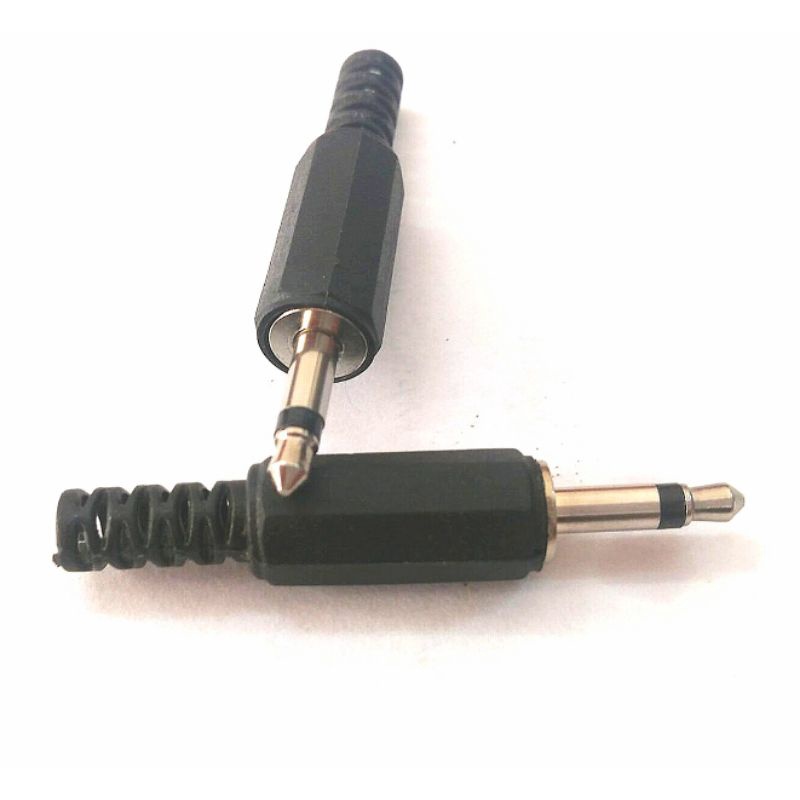 2 chiếc Jack Audio đầu nối dây 3.5mm mono 1 kênh