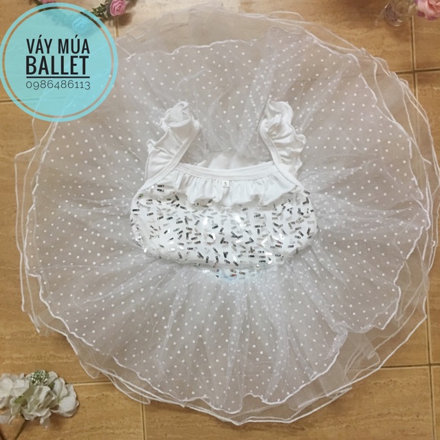 Váy múa ballet kimsa tay tiên (có sỉ từ 5c)