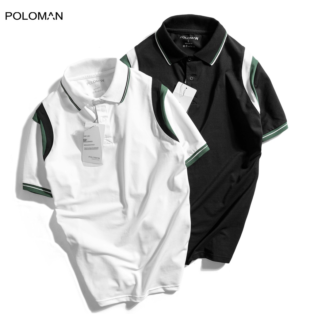 Áo Polo nam cổ bẻ Tekda vải cá sấu Cotton xuất xịn, chuẩn form,sang trọng-lịch lãm P20 - POLOMAN | BigBuy360 - bigbuy360.vn
