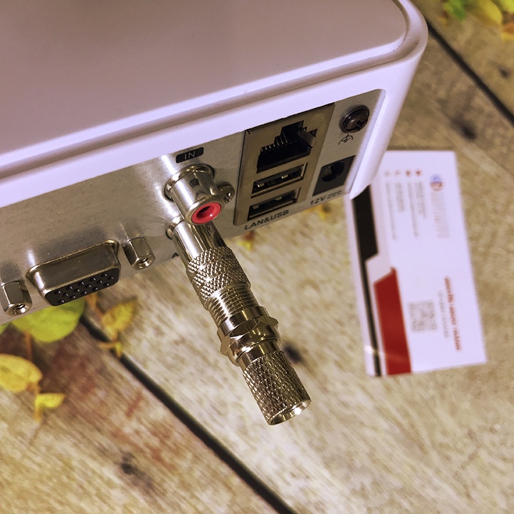 Jack AV RCA hoa sen vặn F5 đực, đầu bông sen rất chắc chắn