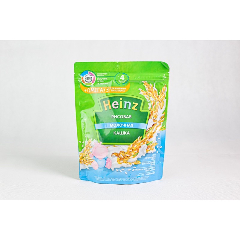 Bột Ăn Dặm Heinz Nga Cho Bé 4/6m+ (Túi Zip 200gr) DATE 2023