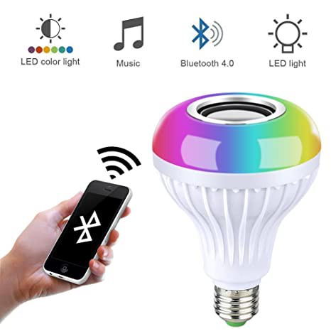 Đèn Led Kiêm Loa Bluetooh Music Lamp E27 12W LED RGB Bluetooth Speaker Bulb