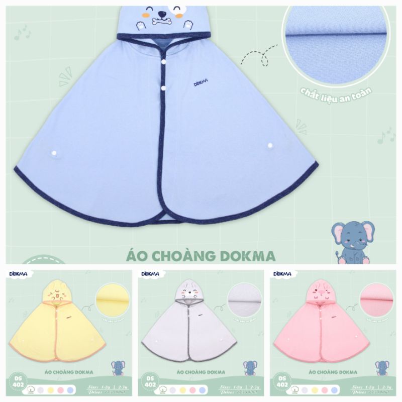 ( SIÊU HOT) ÁO CHOÀNG CHO BÉ TỪ 1 ĐẾN 3 TUỔI DOKMA