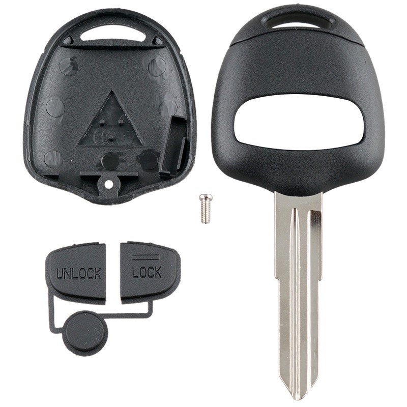 Vỏ bọc chìa khóa điều khiển từ xa 2 nút cho xe hơi Mitsubishi