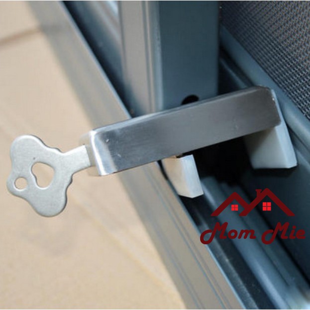 [Hàng cao cấp] Chốt inox chặn cửa lùa, cửa kéo; chốt khóa cửa lùa - I01300