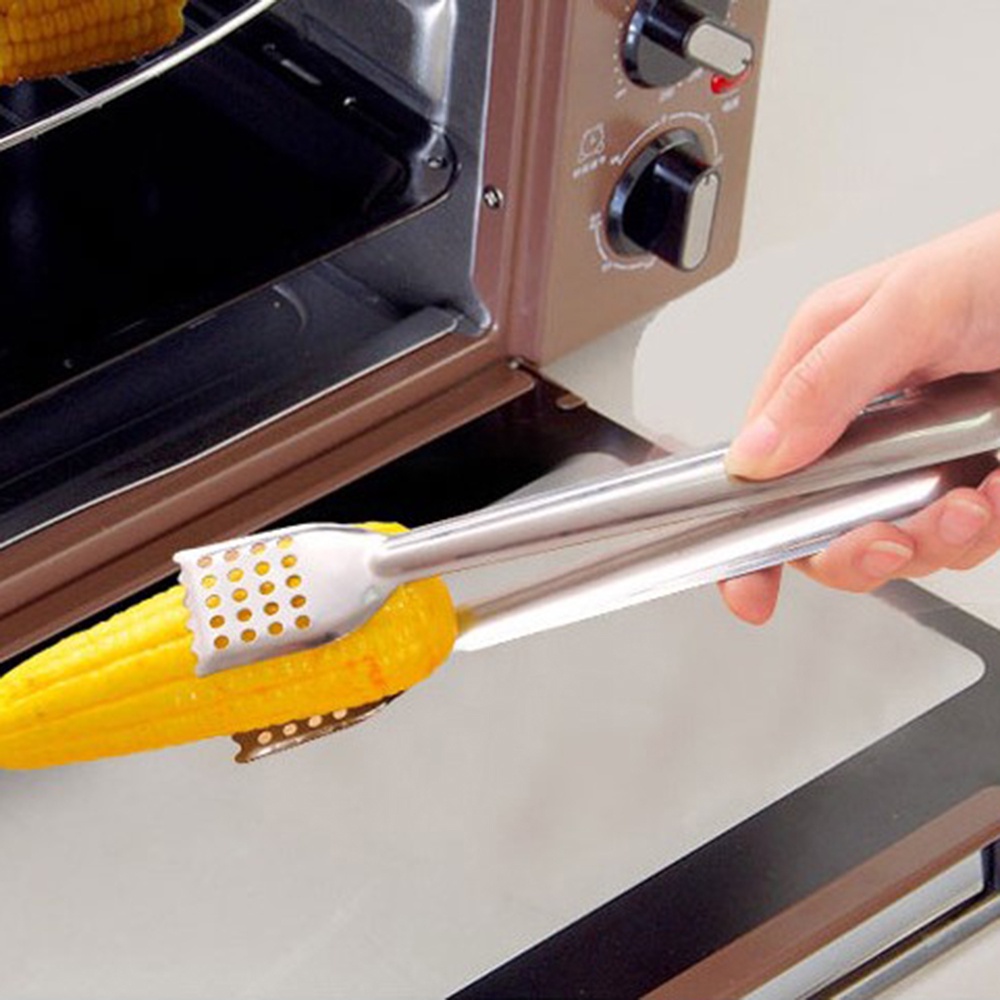 1 Kẹp Gắp Thức Ăn Bằng Thép Không Gỉ Tiện Dụng Cho Nhà Bếp