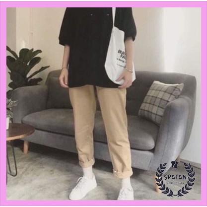 Quần ka ki xuông sắn ống | BigBuy360 - bigbuy360.vn