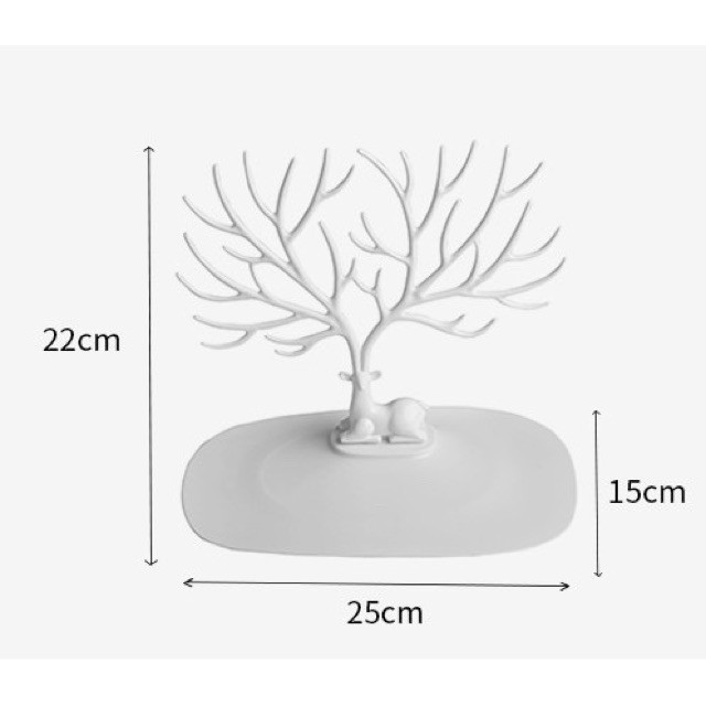 [Loại dày dạn] Giá treo đồ trang sức cao cấp hình sừng hươu trang trí nhà cửa