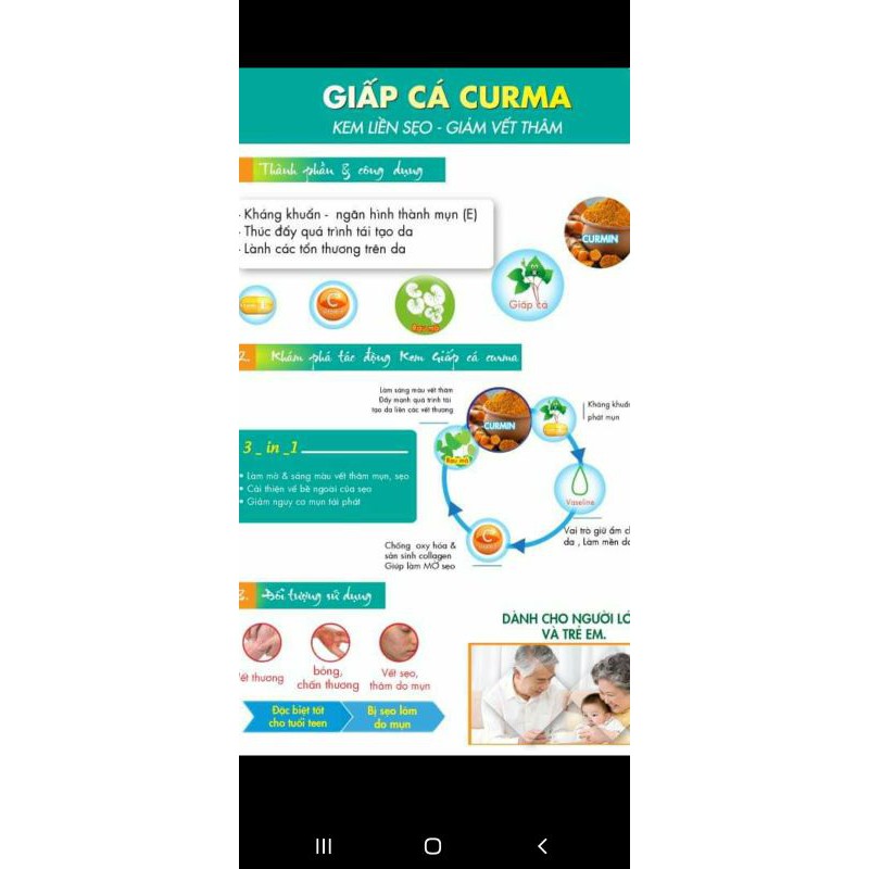Kem Giấp Cá Curma_kem làm mềm,mau liền da,mờ sẹo.Tuýp 20g
