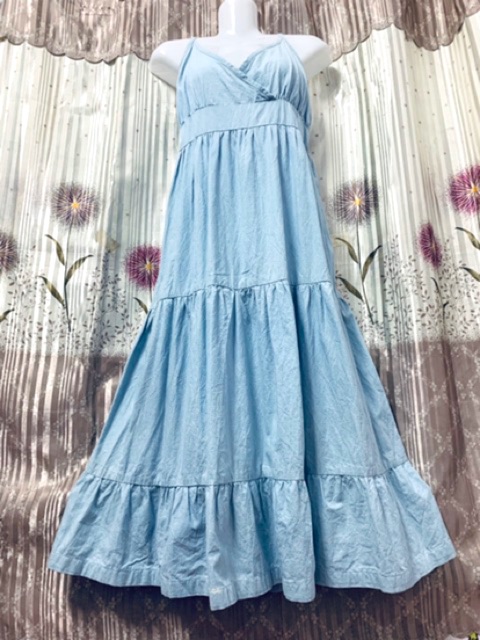 Đầm maxi jean nữ