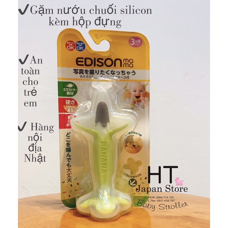 Gặm nứu chuối EDISON nội địa Nhật 100%