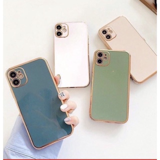 Ốp iphone viền vuông cho các dòng 7/8  7 8plus, X, Xs Max ,11, 11Pro Max đẹp