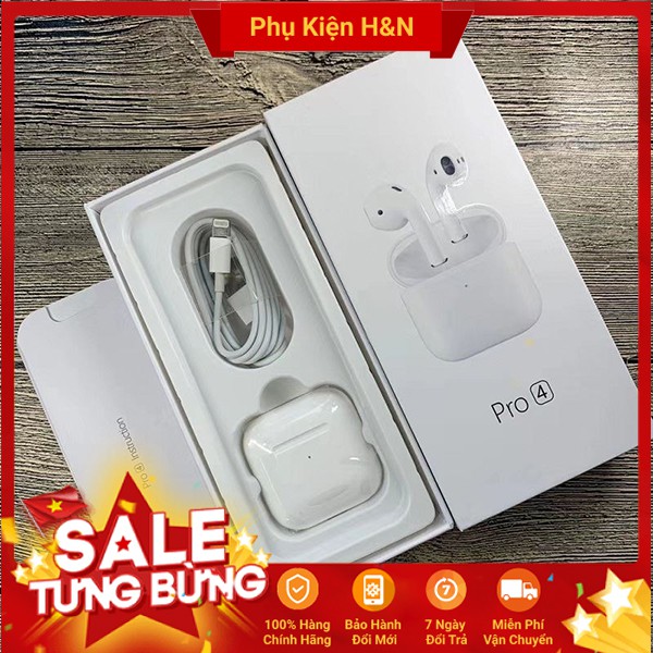 (BH 6 THÁNG) Tai Nghe Bluetooth Mini Pro 4 Không Dây - Hàng chính hãng - Tai nge ko dây | BigBuy360 - bigbuy360.vn