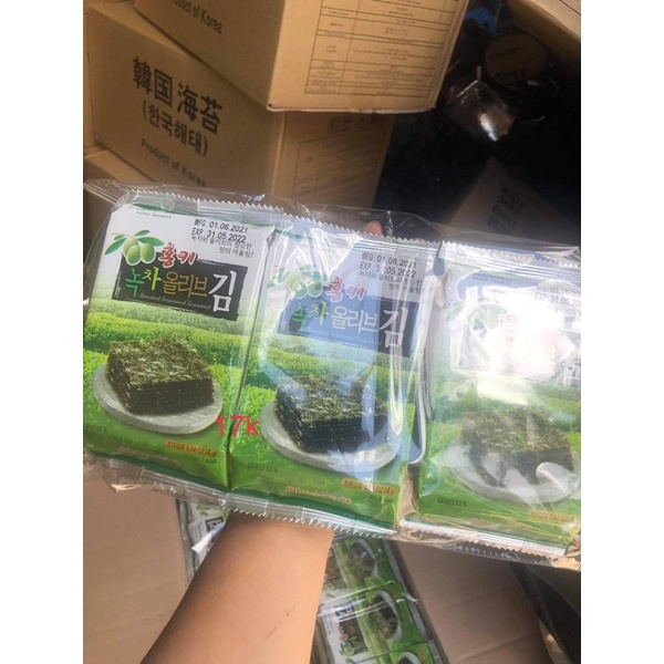 Rong biển ăn liền lốc 3 gói