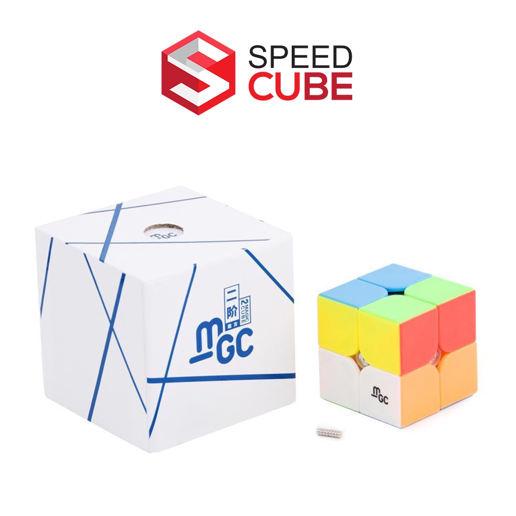 Rubik 2x2 YJ MGC 2x2 Có Nam Châm Stickerless Rubic 2 Tầng Chính Hãng - Shop Speed Cube