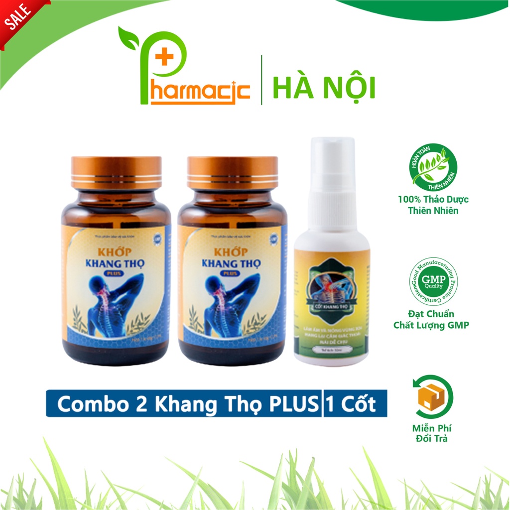 2 Hộp Khớp KHANG THỌ PLUS và 1 Cốt – Giải Pháp Hỗ Trợ Xương Khớp