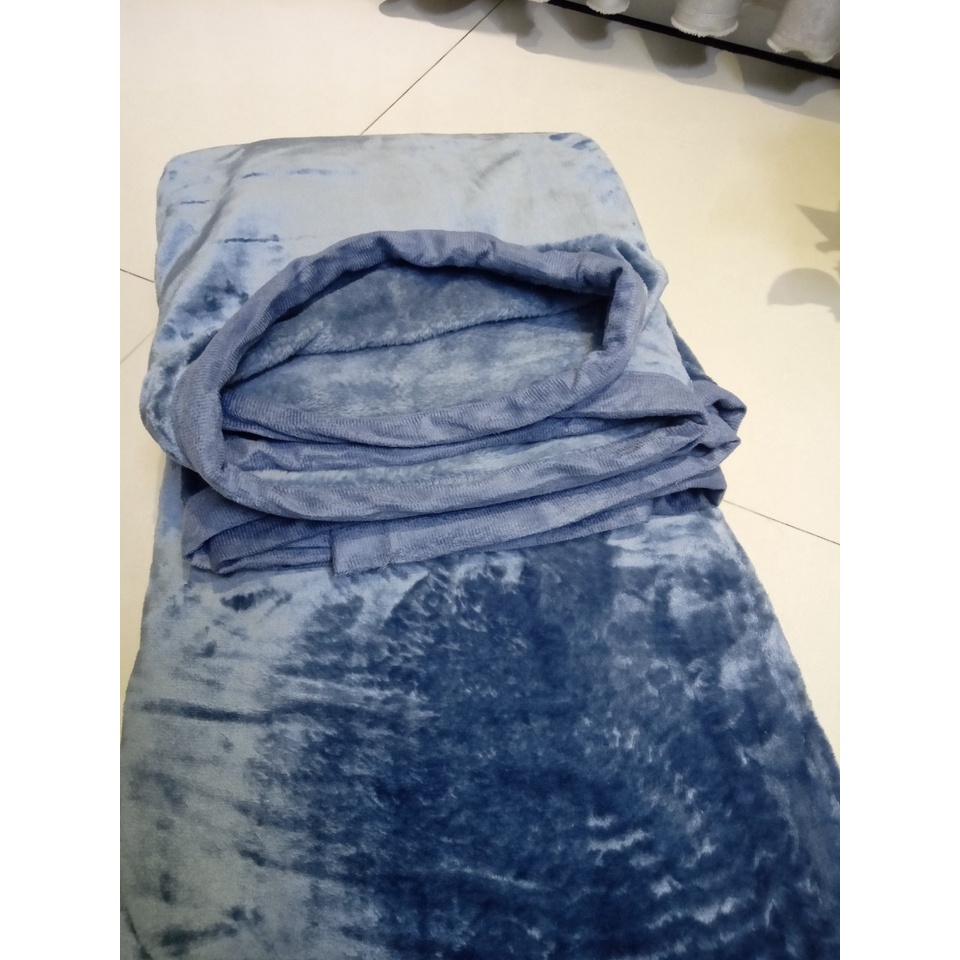 Chăn lông tuyết Muji BLANKET cao cấp hàng loại 1🍀 Êm mềm mịn mượt 1.8kg