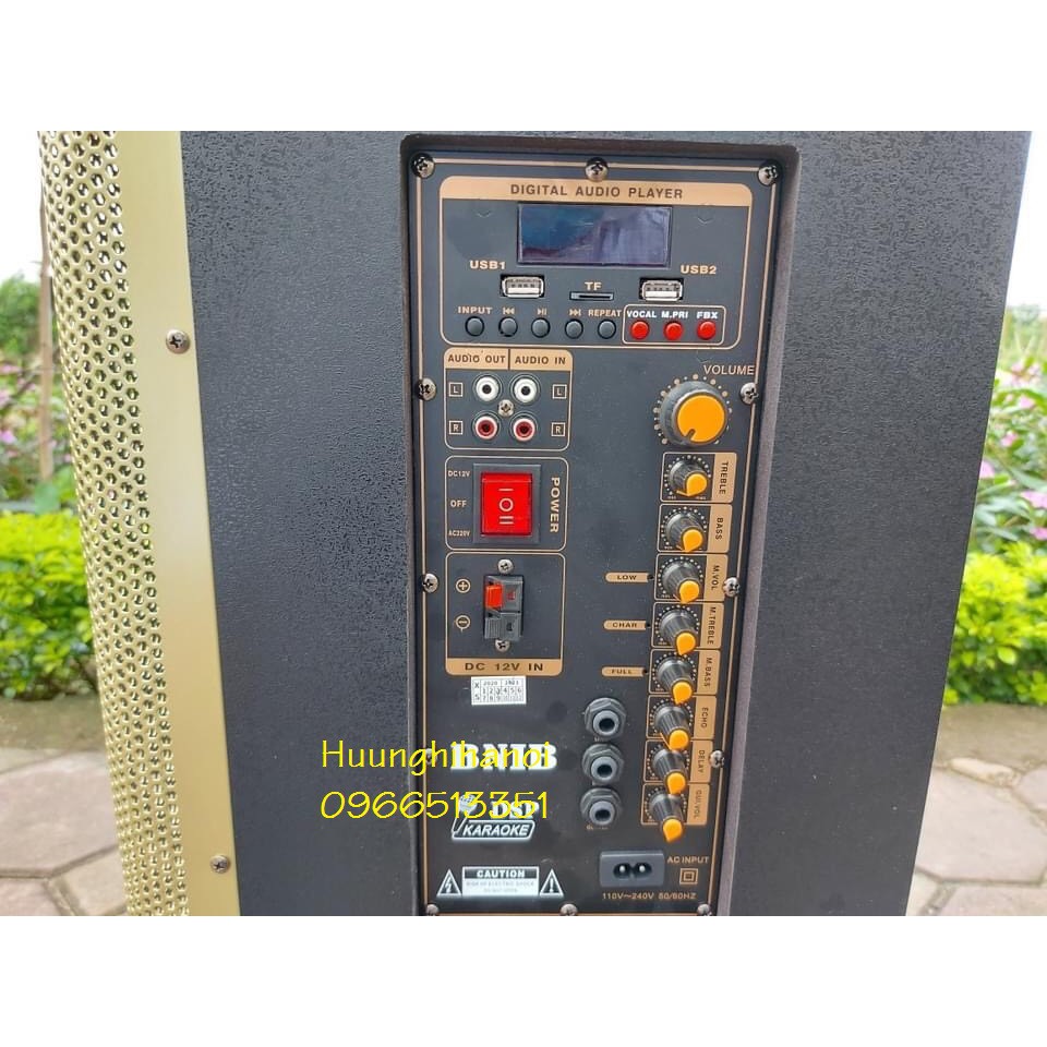 Loa karaoke bluetooth, loa di đông karaoke giá rẻ hát cực hay tặng kèm mic không dây chống hú